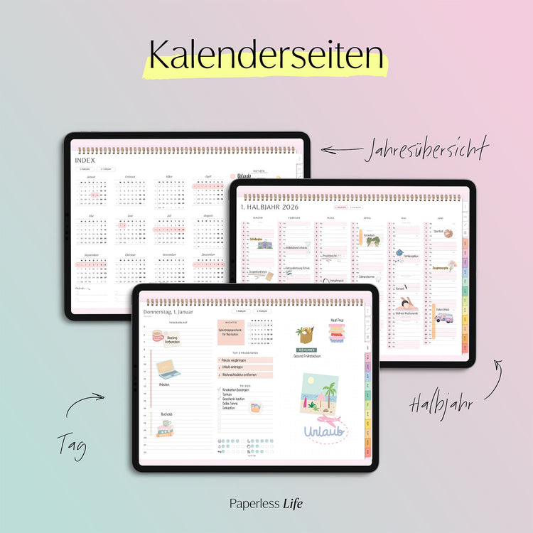 Digitaler Tagesplaner 2026 | Paperless Basics