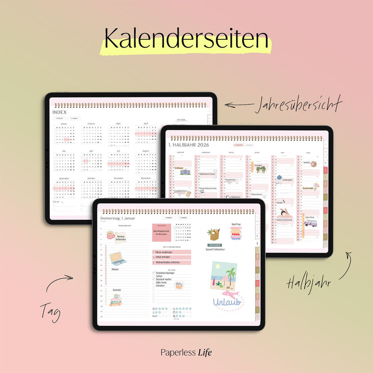 Digitaler Tagesplaner 2026 | Paperless Basics