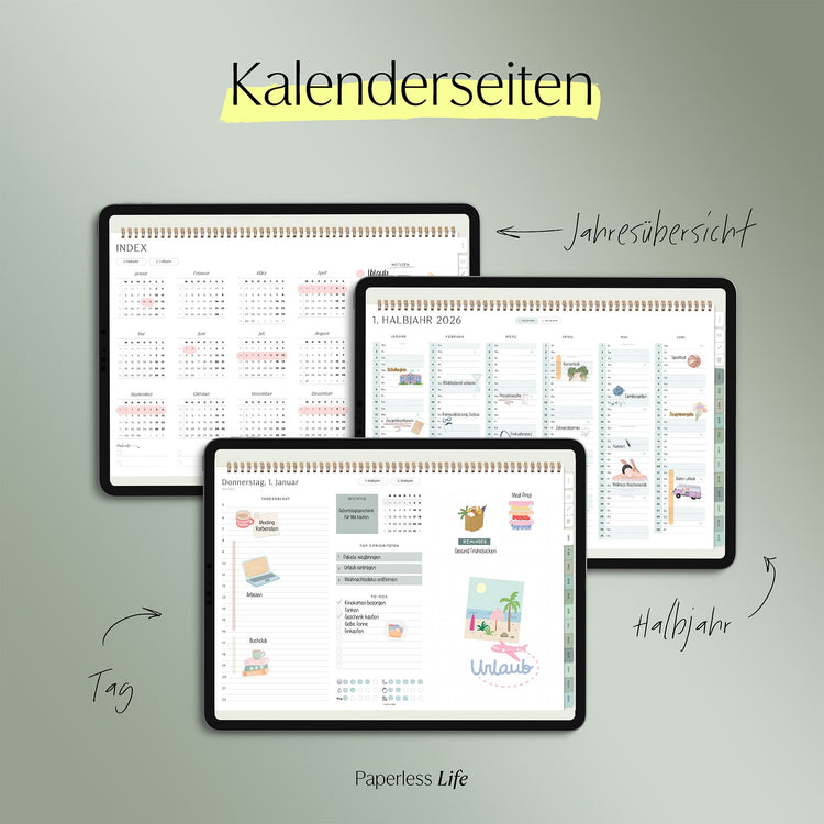 Digitaler Tagesplaner 2026 | Paperless Basics