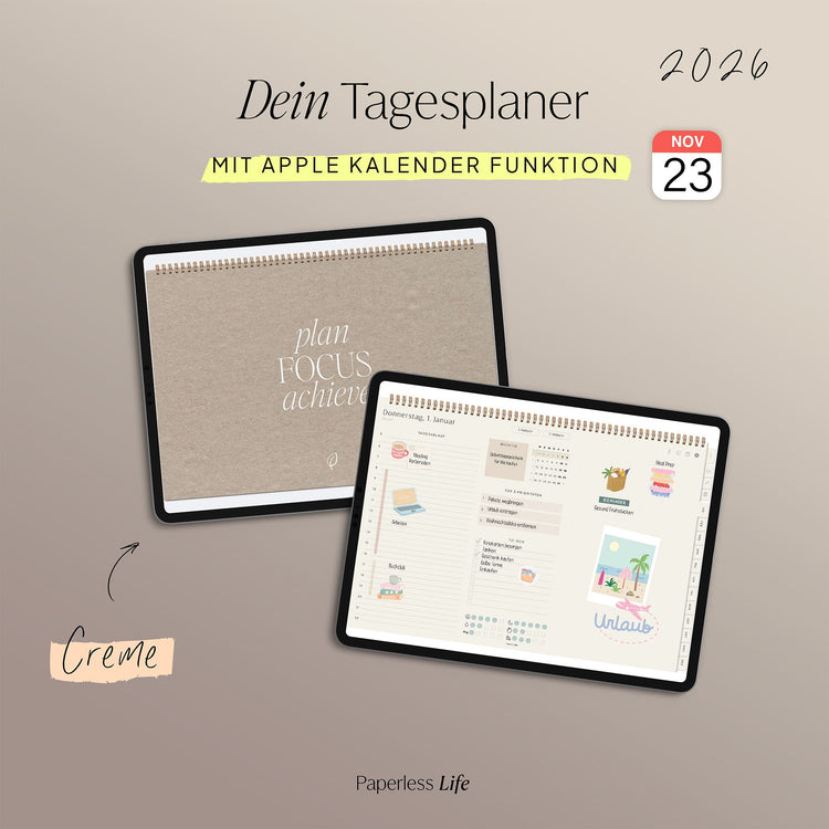 Digitaler Tagesplaner 2026 | Paperless Basics