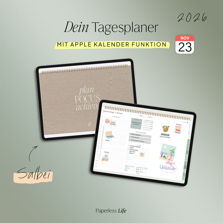 Digitaler Tagesplaner 2026 | Paperless Basics
