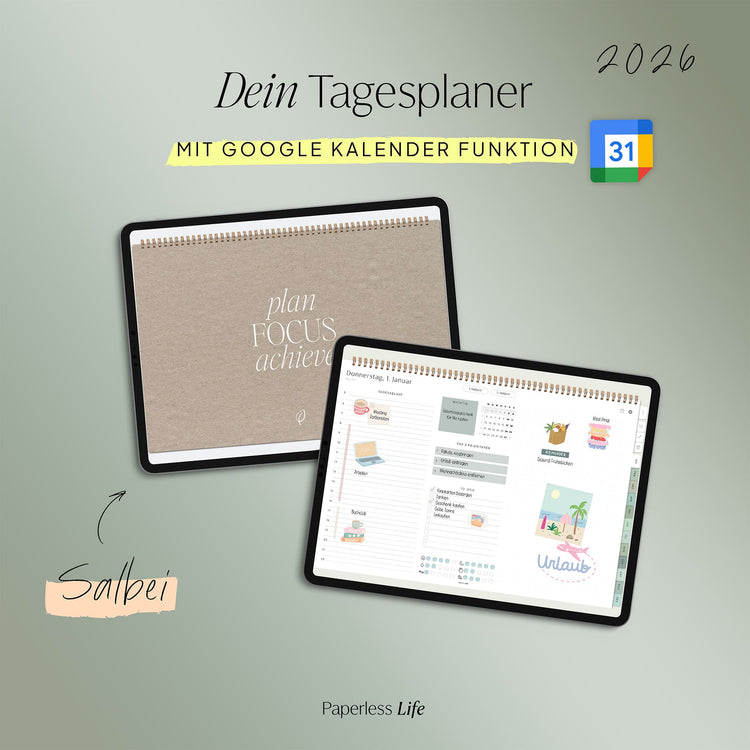 Digitaler Tagesplaner 2026 | Paperless Basics