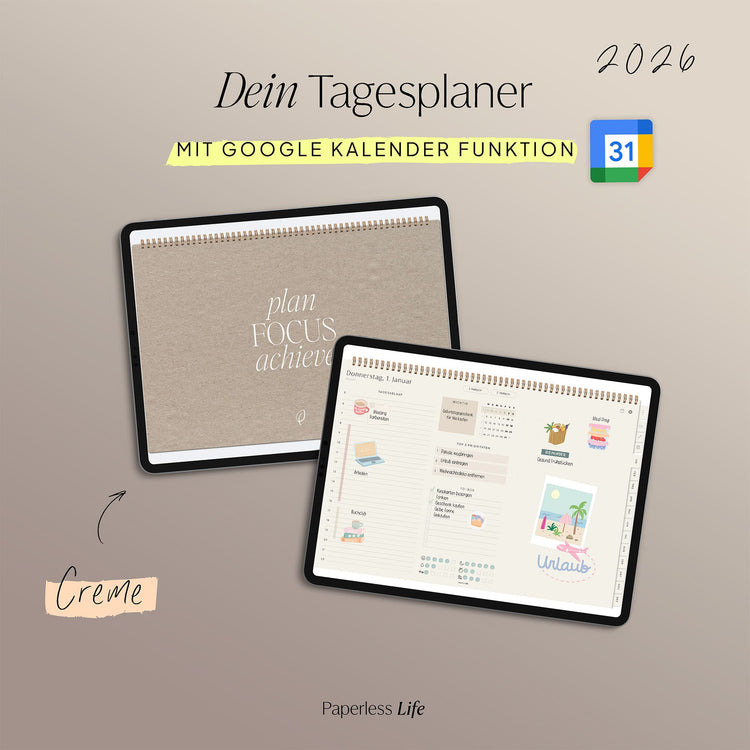 Digitaler Tagesplaner 2026 | Paperless Basics