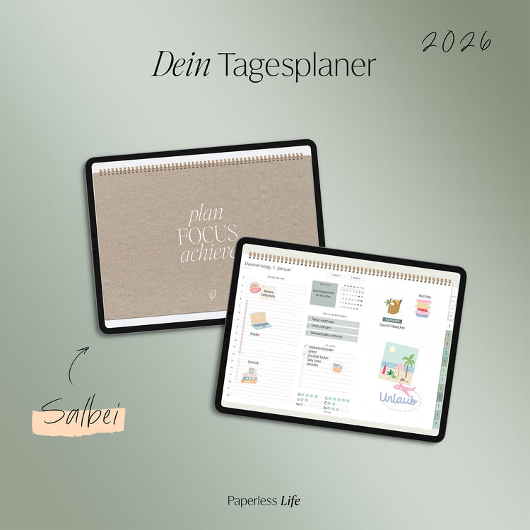 Digitaler Tagesplaner 2026 | Paperless Basics