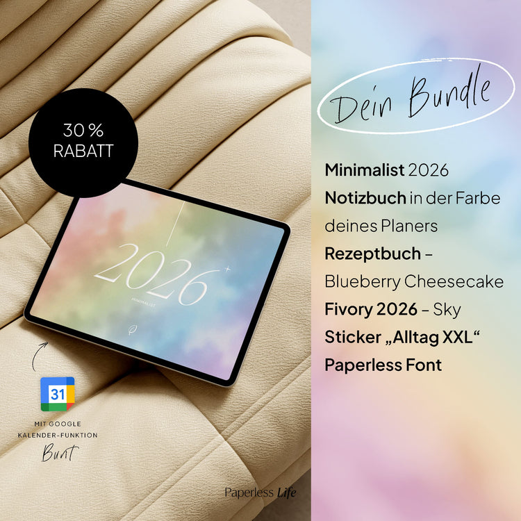 Digitales Expert-Bundle 2026 | Minimalist