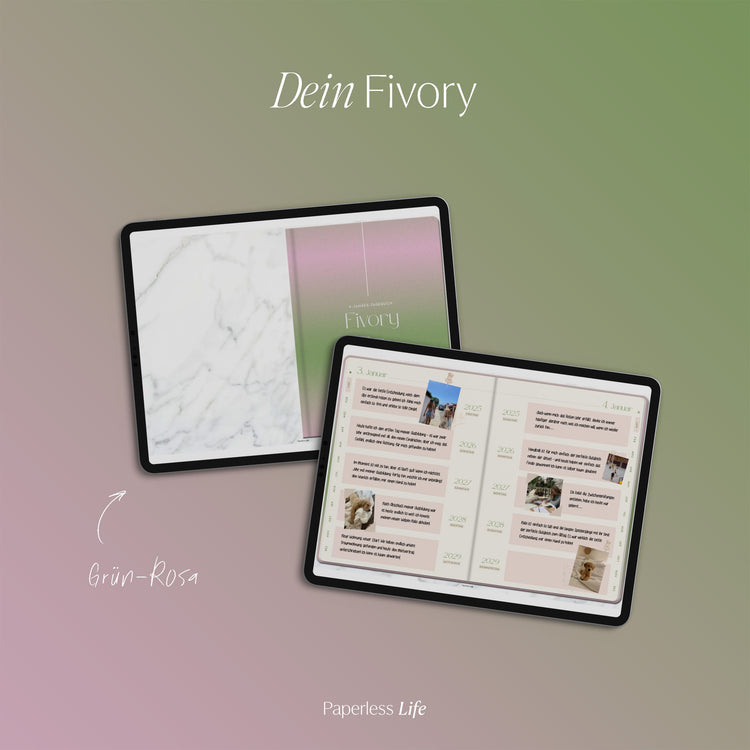 Fivory – Das 5-Jahres-Tagebuch