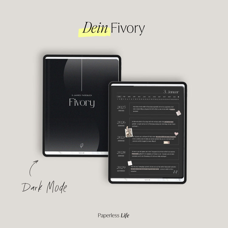 Fivory – Das 5-Jahres-Tagebuch