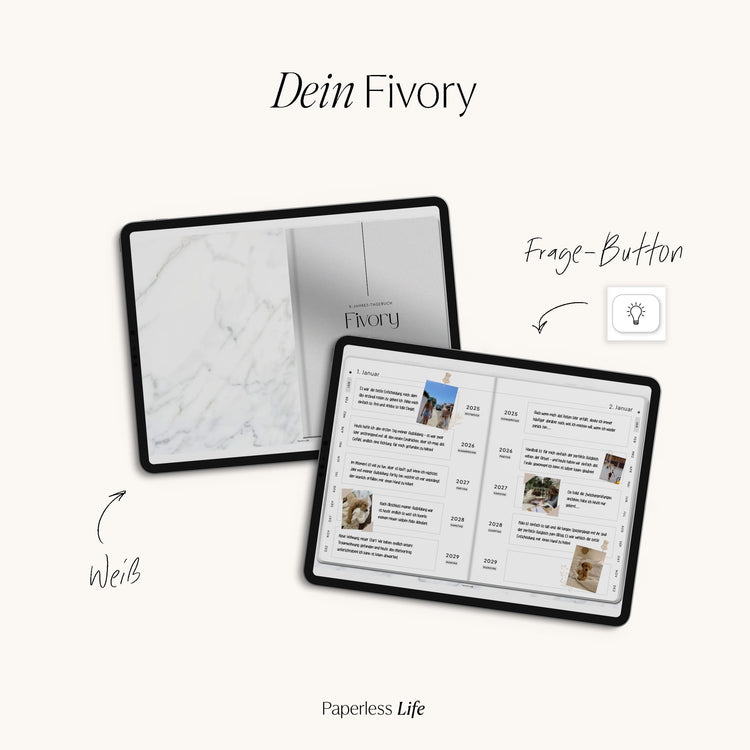 Fivory – Das 5-Jahres-Tagebuch