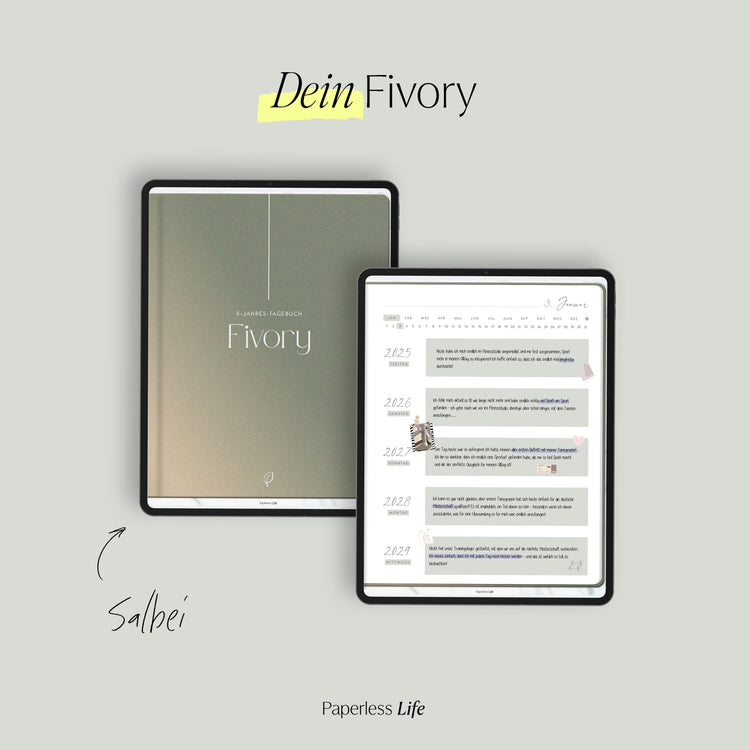 Fivory – Das 5-Jahres-Tagebuch