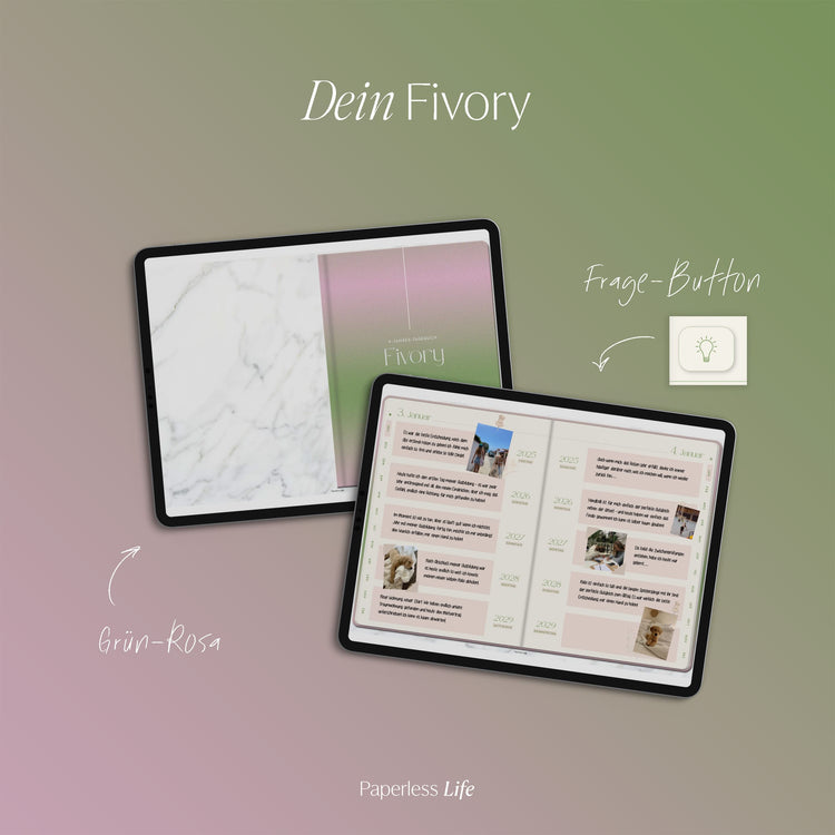 Fivory – Das 5-Jahres-Tagebuch