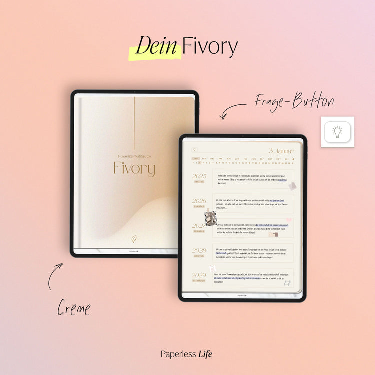 Fivory – Das 5-Jahres-Tagebuch