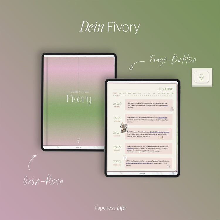 Fivory – Das 5-Jahres-Tagebuch