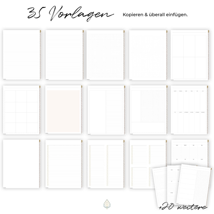 Digitales Notizbuch A-Z