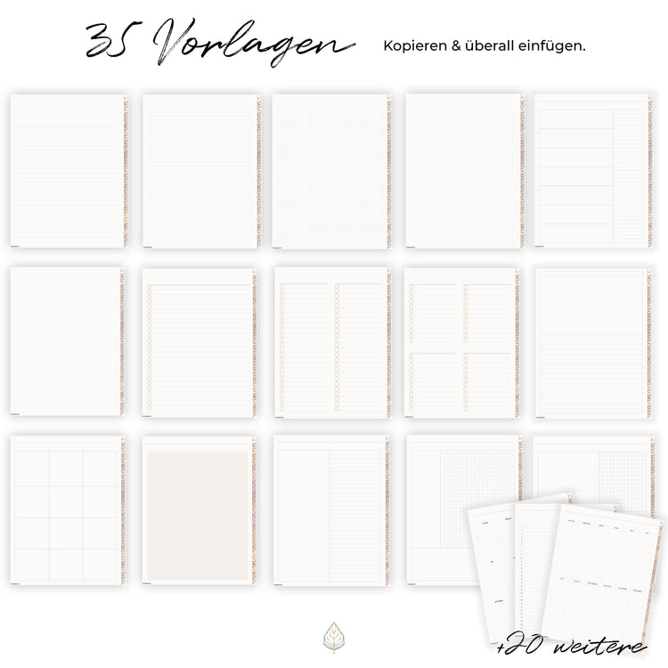 Digitales Notizbuch A-Z