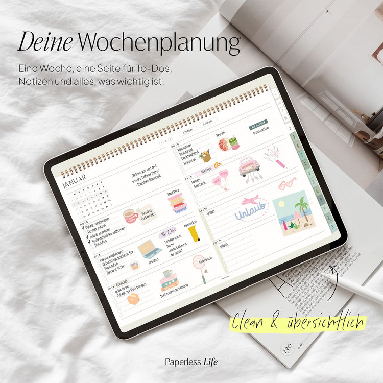 Digital Weekly Planner 2025