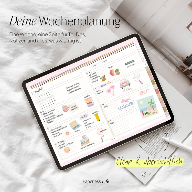 Digital Weekly Planner 2025