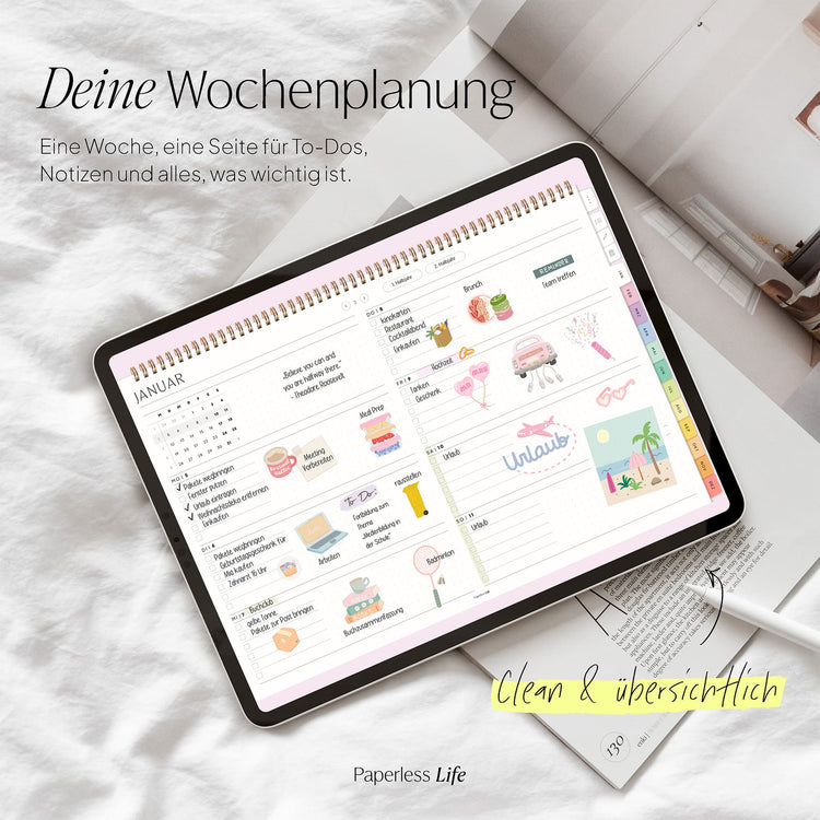 Digital Weekly Planner 2025