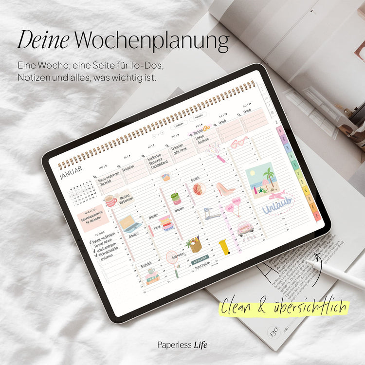 Digital Weekly Planner 2025