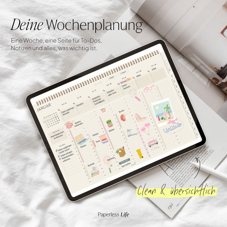 Digital Weekly Planner 2025