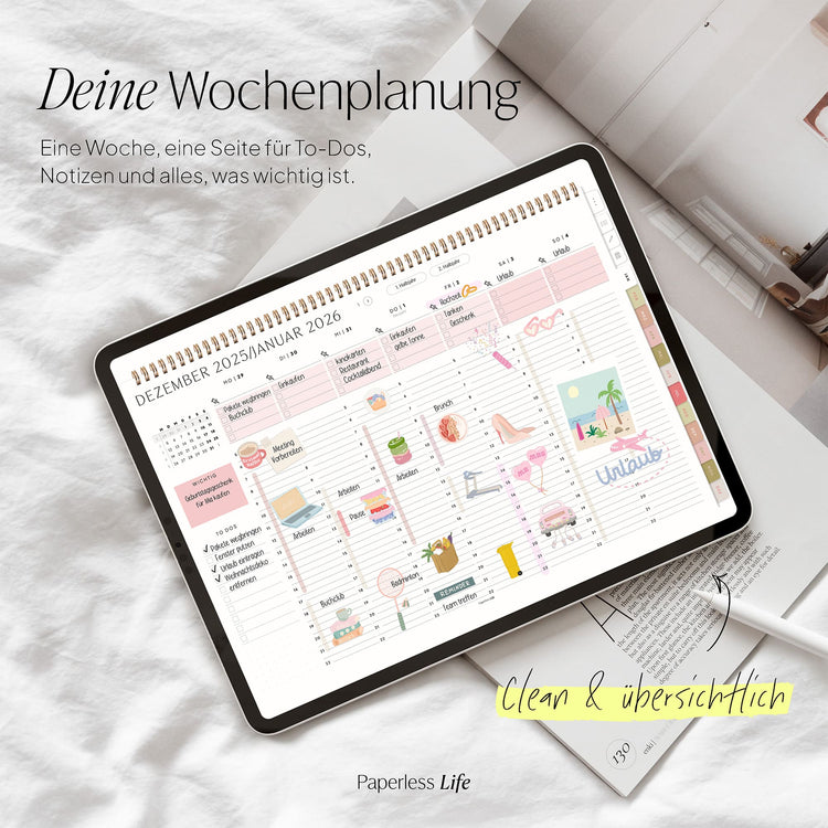 Digital Weekly Planner 2025
