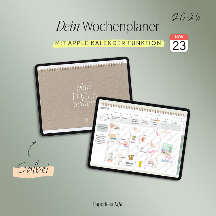Digital Weekly Planner 2025