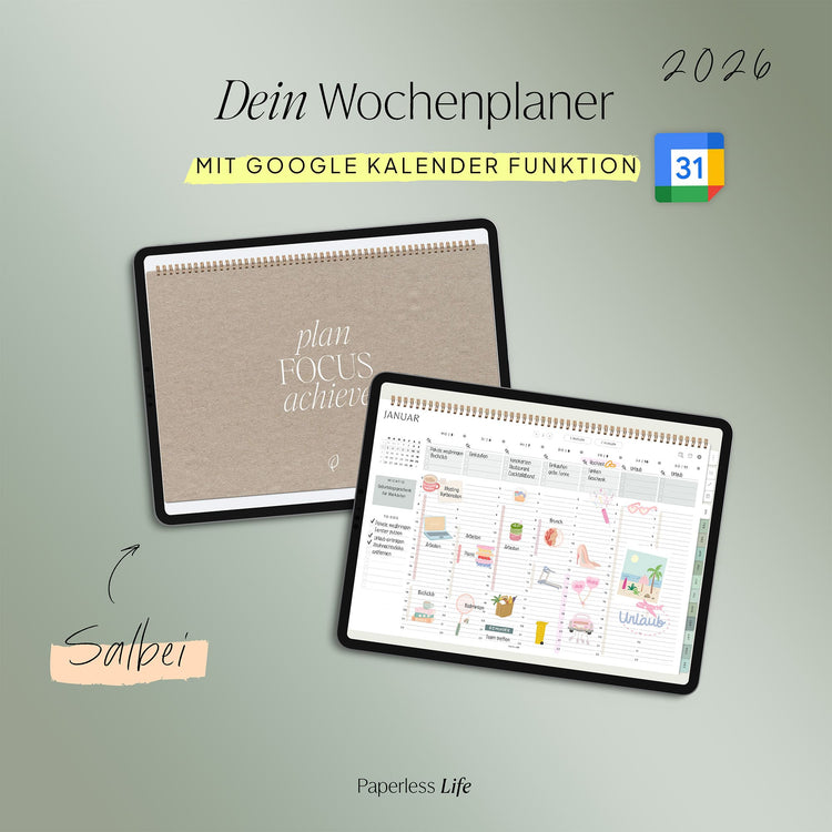 Digital Weekly Planner 2025