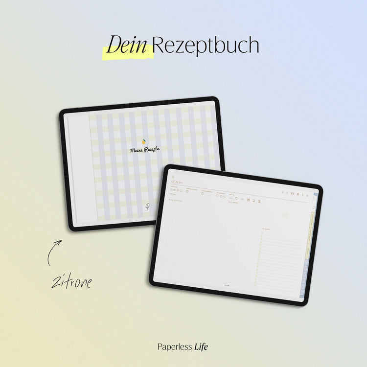 Digitales Chefkoch Bundle | Digitales Rezeptbuch + alle Sticker