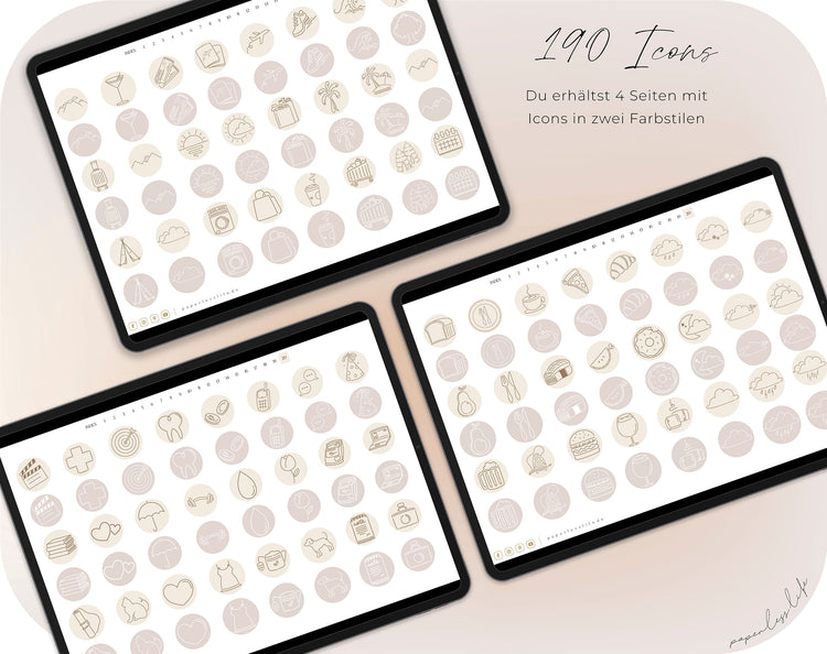 700+ Digital Stickers | Blush