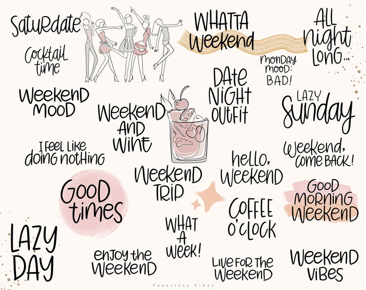 150+ Instagram Story Sticker - 🎉 Wochenende