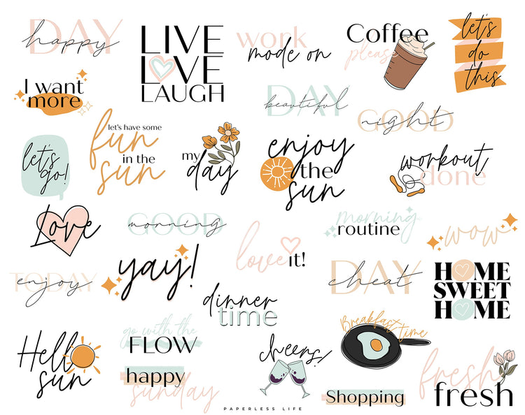 170+ Instagram Story Stickers - ☀️ Basic Set 2