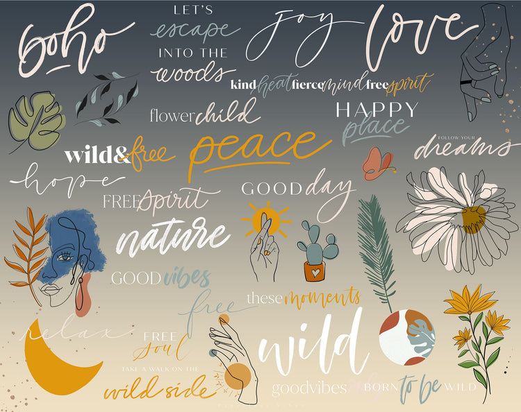 150+ Instagram Story Stickers - ⋒ Boho