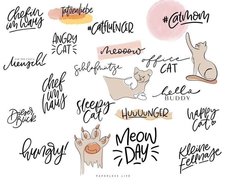 80+ Instagram Story Stickers - 🐈 Cats