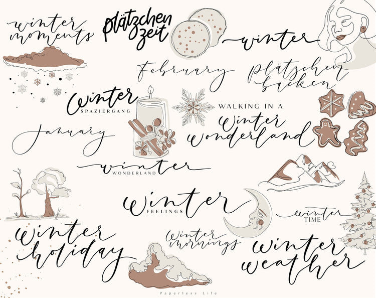 150+ Instagram Story Stickers - ❄️ Winter