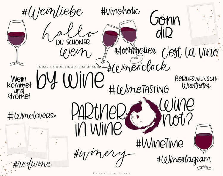150+ Instagram Story Stickers - 🍷 Wine