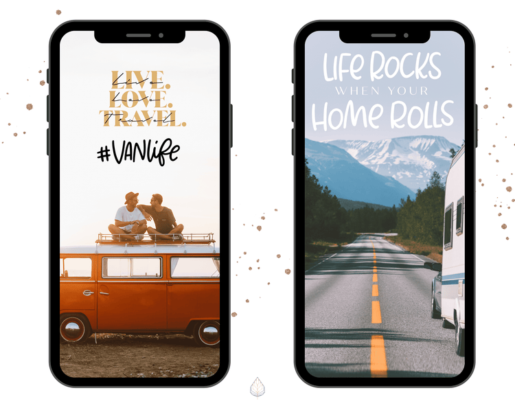 240+ Instagram Story Stickers - 🚐 Van Life & Roadtrip