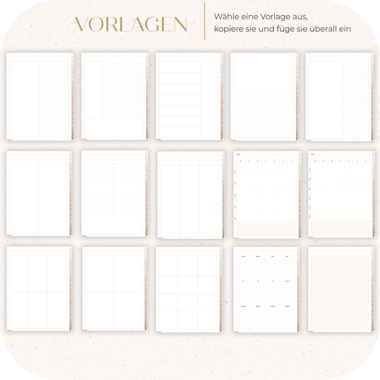 Notizbuch 15 Register | Schule & Uni