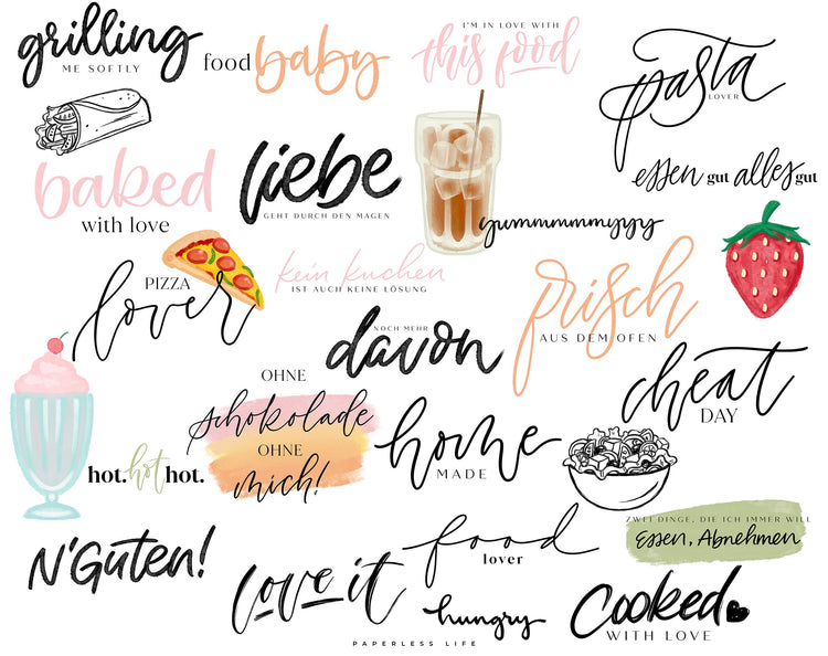 160+ Instagram Story Stickers - 🍩 Food