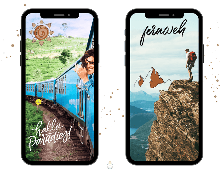 240+ Instagram Story Sticker - 🌎 Urlaub XXL