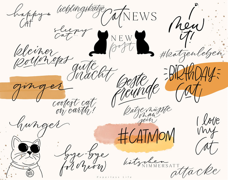 130+ Instagram Story Stickers - 🐈 Cat