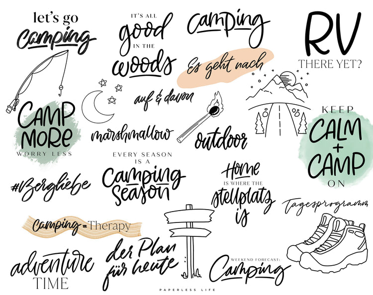 210+ Instagram Story Sticker - 🥾 Camping & Outdoor