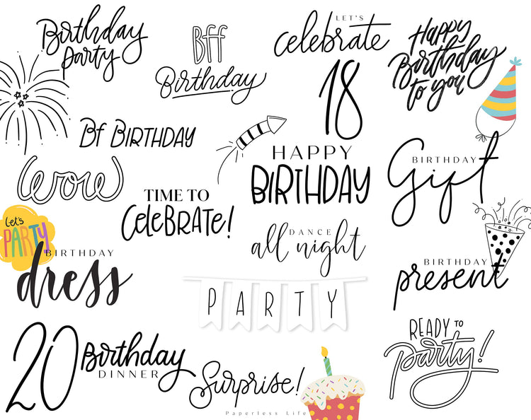 190+ Instagram Story Stickers - 🎈 Birthday