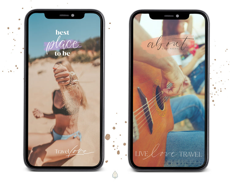 200+ Instagram Story Stickers - ✈️ Vacation Minimal