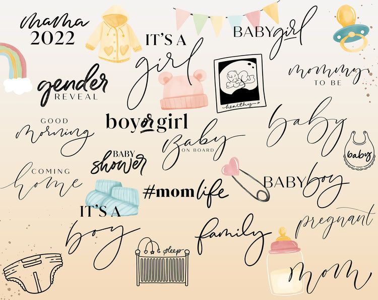 150+ Instagram Story Stickers - 🍼 Baby & Pregnancy