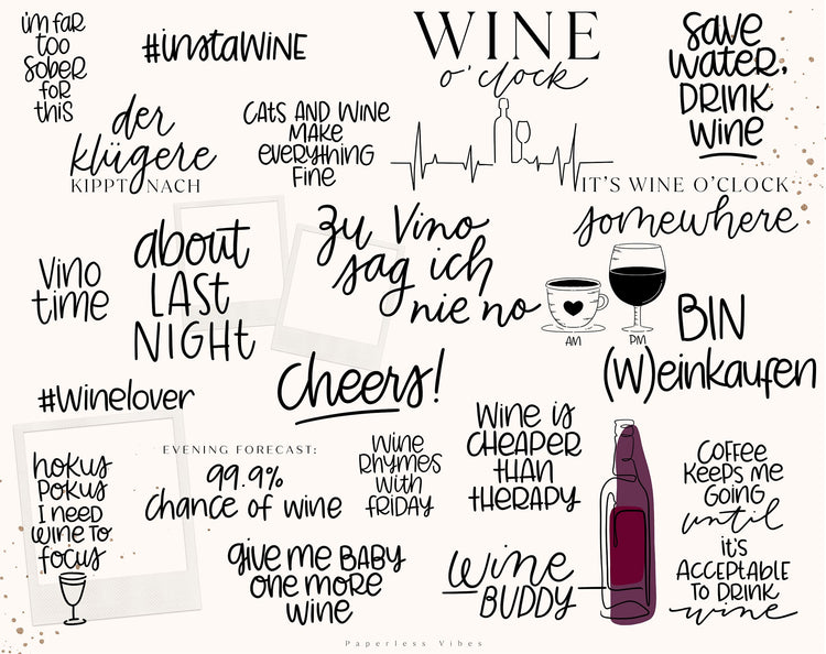 150+ Instagram Story Stickers - 🍷 Wine