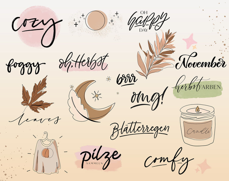 150+ Instagram Story Stickers - 🍂 Autumn II