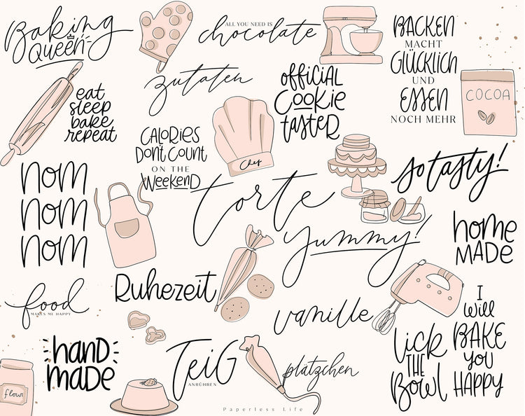 160 Instagram Story Stickers - 🧁 Baking