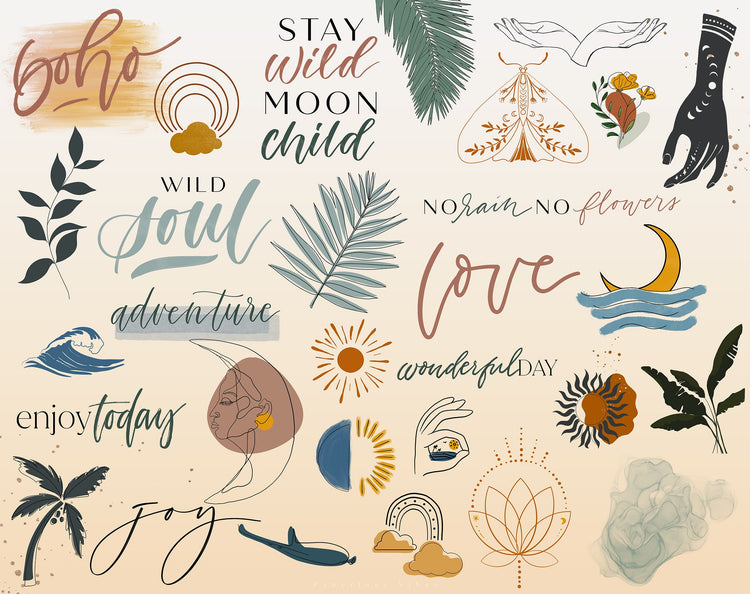 150+ Instagram Story Stickers - ⋒ Boho