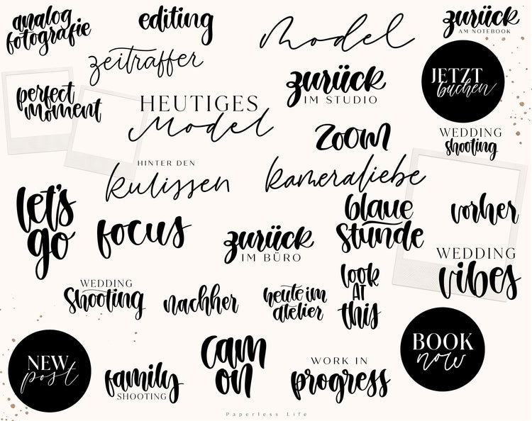 150+ Instagram Story Stickers - 📸 Photography