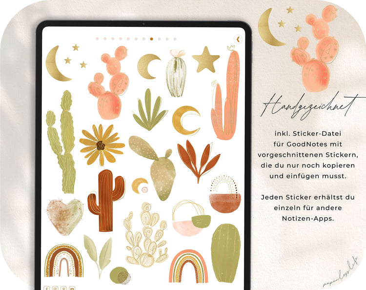 240+ Digital Stickers | Desert