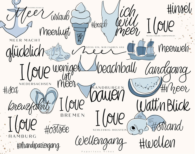 160+ Instagram Story Stickers - 🌊 Sea